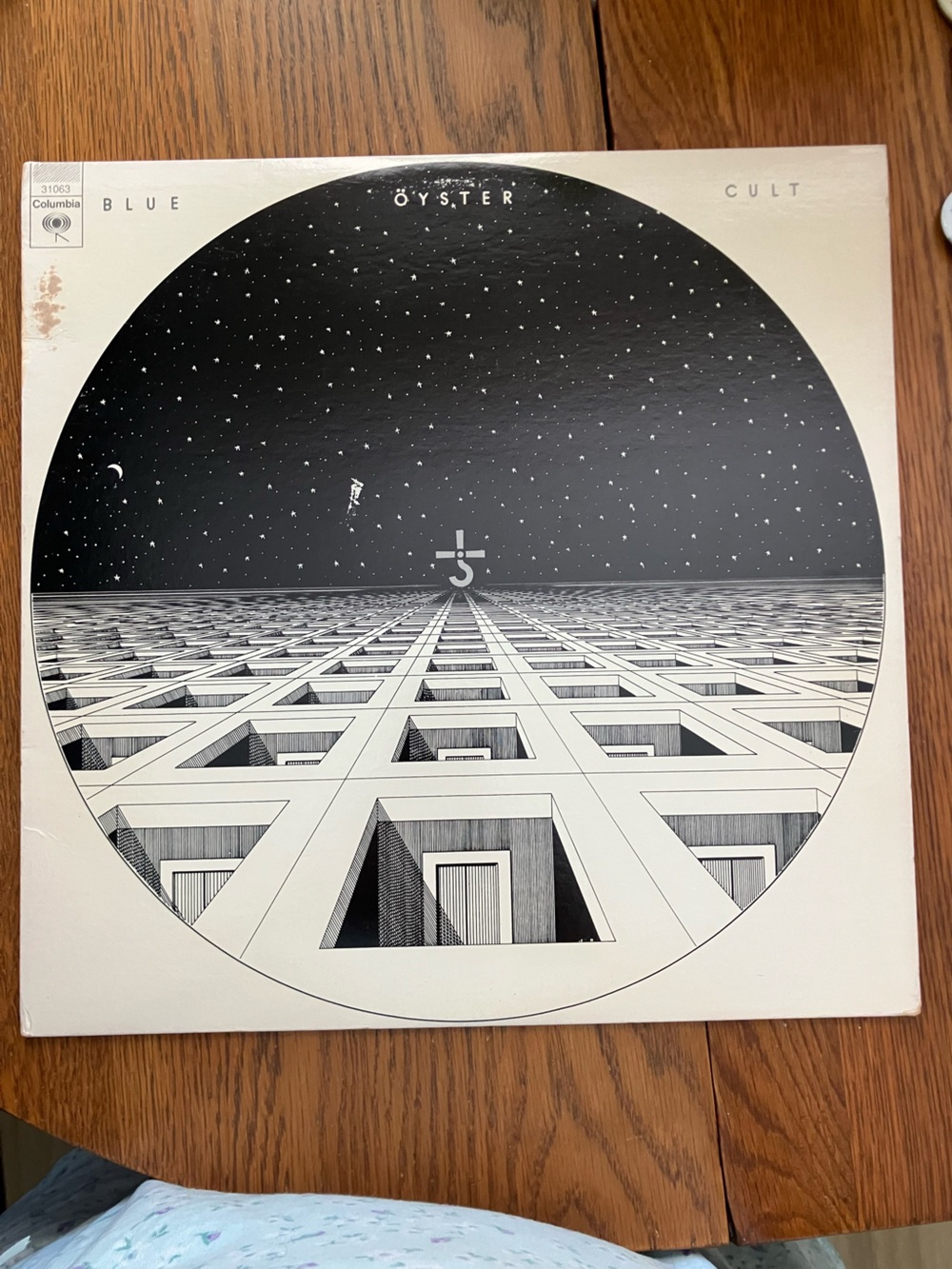 Vintage 1977 Reissue of Blue Oyster Cult 1972 debut self titled album #31063